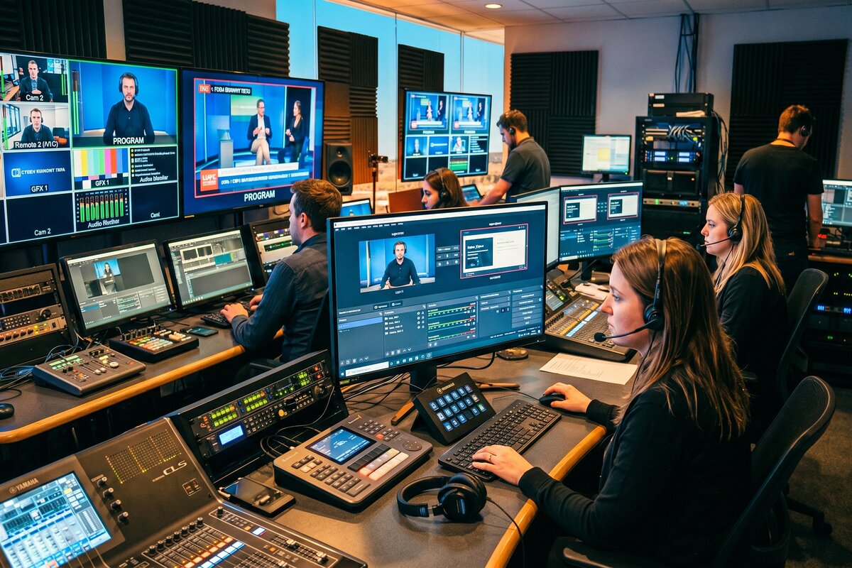 Remote production control room